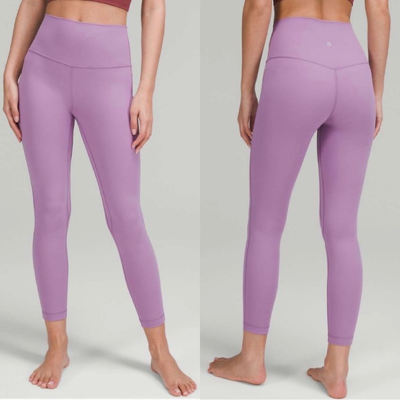 Lululemon • align high-rise pant 25" wisteria purple leggings nulu sz 6 - Picture 1 of 7